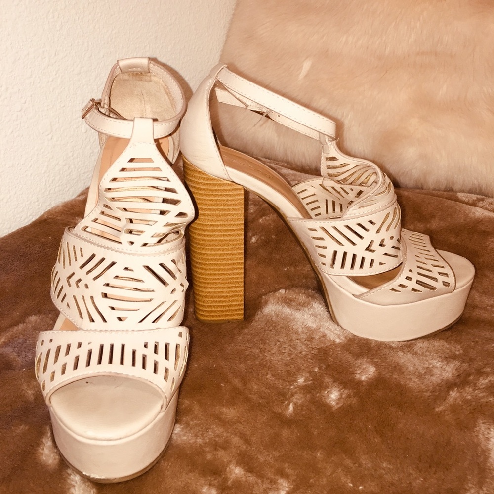 Chunky Heel Platforms